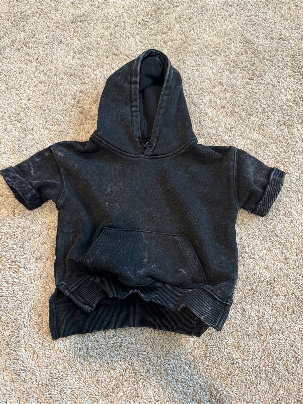 Little Bipsy Short Sleeve Hooded Sweatshirt- 12/18 months